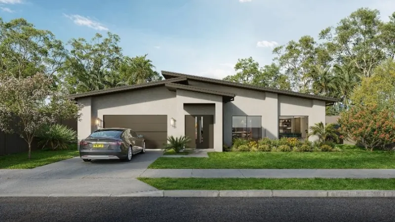 Artist impression of The Bentley home